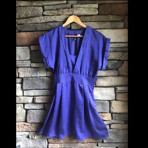 Shiny Purple Divided by H&M Dress - Size 4 (GUC)